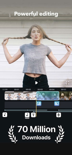 Splice là app sửa video, làm phim đơn giản