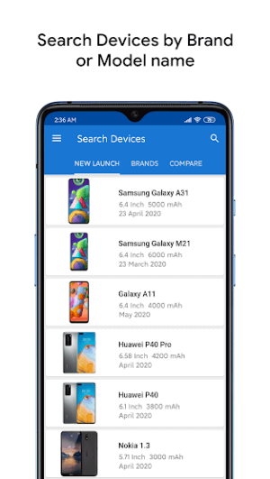 Kiểm tra thương hiệu hay model thiết bị 