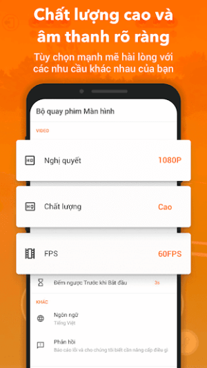Ghi video chất lượng cao