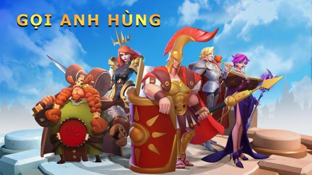 Triệu hồi các anh hùng và tạo thành một đội hùng mạnh