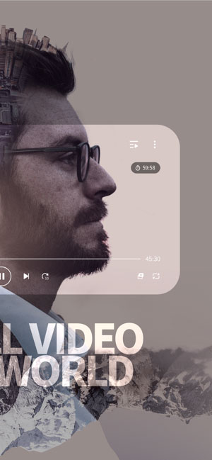 KMPlayer for iOS hỗ trợ nghe nhạc, xem phim