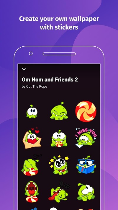 Sticker cho hình nền