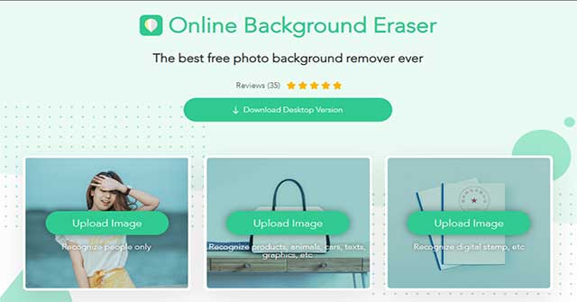 Apowersoft Online Background Eraser là công cụ xóa nền ảnh online miễn phí