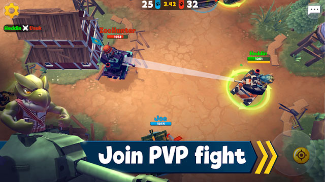 Tham gia đấu PvP với người chơi khác