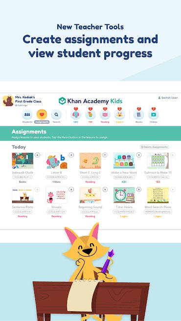 Dễ dàng giao bài và theo dõi sự tiến bộ của học sinh