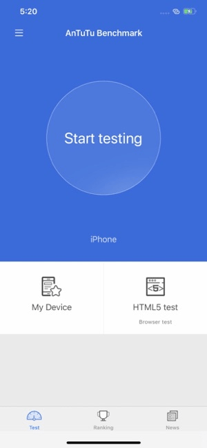 AnTuTu Benchmark là công cụ chấm điểm hiệu năng iPhone/iPad