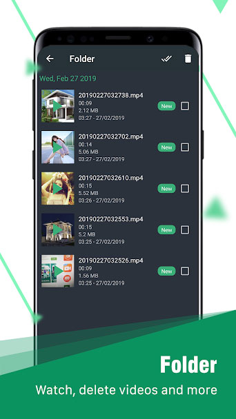 Quản lý video đã quay và bảo mật chúng