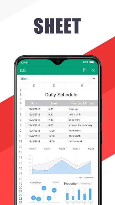 Tạo và chỉnh sửa bảng tính trên WPS Office