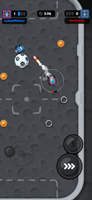 Tham gia trận chiến 1v1 chống lại người chơi khác