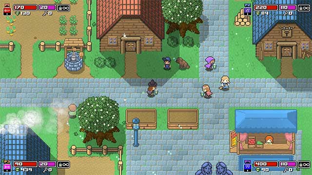 Rogue Heroes là game phiêu lưu cổ điển 4 người chơi với yếu tố Roguelike hiện đại