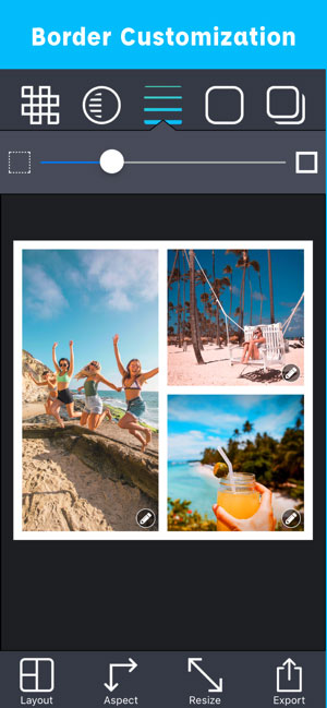 Pic Stitch for iOS cho phép tùy biến không giới hạn