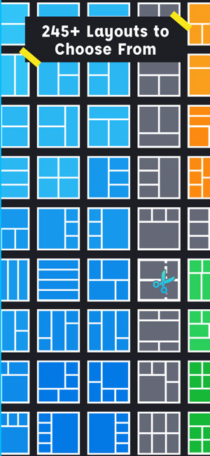 Thử hàng trăm layout ghép ảnh của Pic Stitch