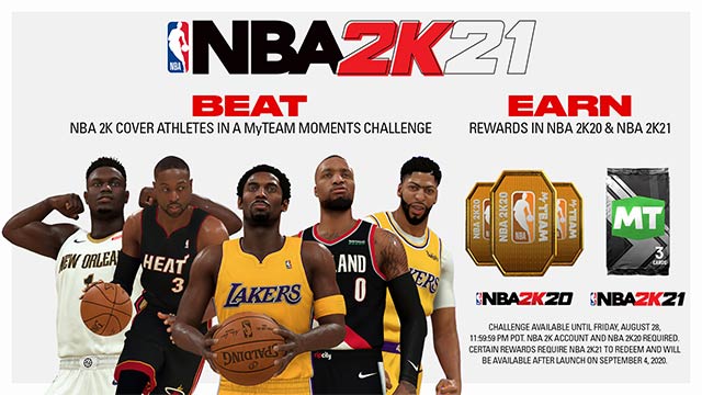 Chinh phục thử thách NBA 2K21 MyTEAM Moments Challenge mới