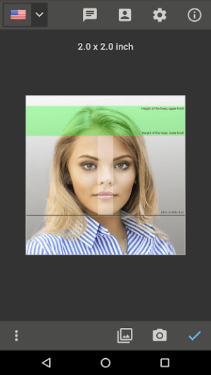 Chụp ảnh hộ chiếu, ảnh thẻ ngay trên điện thoại với ứng dụng Passport Photo android 1*169983