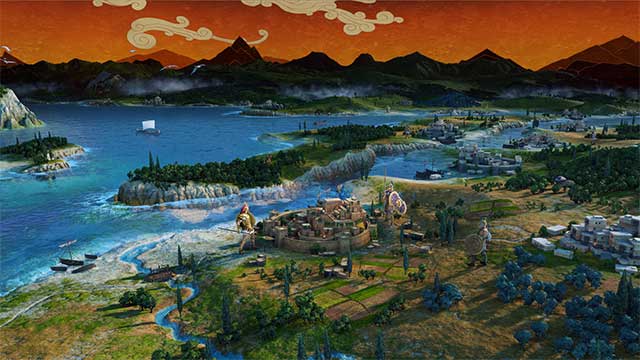 Game kết hợp giữa lối chơi quản lý đế chế theo lượt và chiến tranh thời gian thực