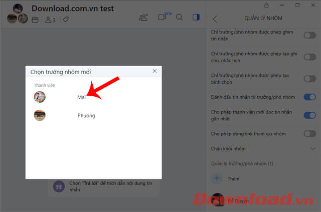 Ấn nút Xác nhận