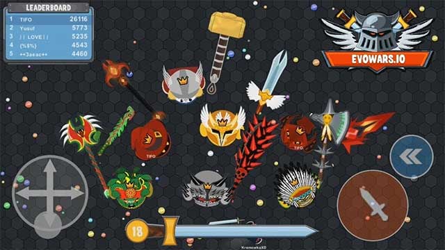 EvoWars.io là game đấu trường kịch tính đậm chất hành động