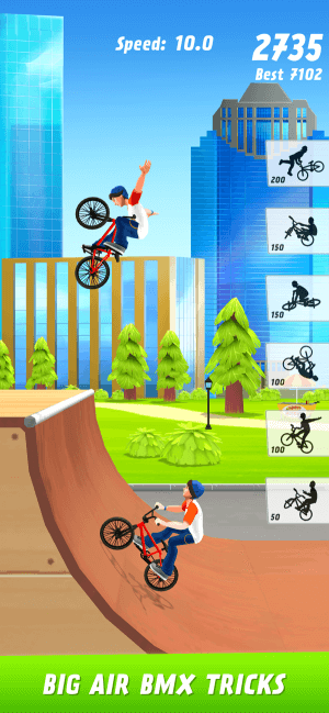 Max Air BMX là game thể thao biểu diễn xe đạp địa hình hấp dẫn