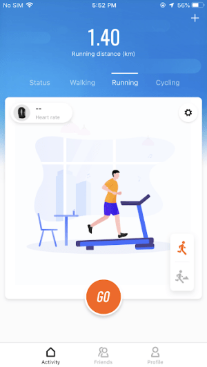 Mi Fit tính quãng đường bạn chạy