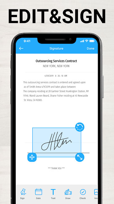 Chỉnh sửa và ký form PDF