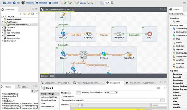 Talend Open Studio - Big Data là công cụ mã nguồn mở để xử lý dữ liệu lớn