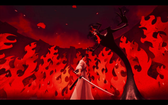 Trở thành Samurai Jack và đánh bại ác quỷ Aku trong game