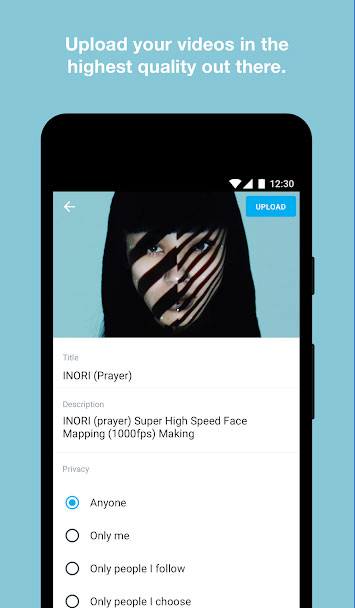 Upload và chia sẻ video chất lượng cao trên Vimeo