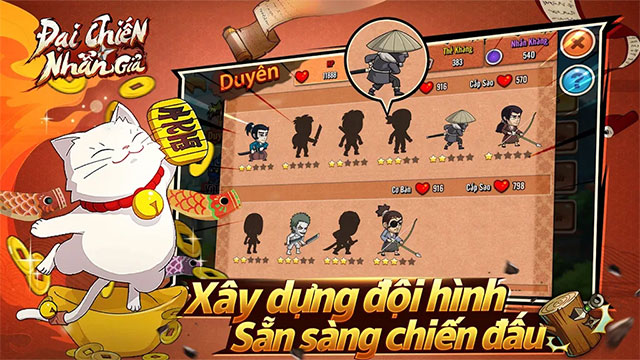 Trò chơi thẻ tướng Ninja 