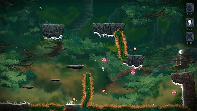 Thu thập các viên pha lê mà bạn gặp trên đường đi