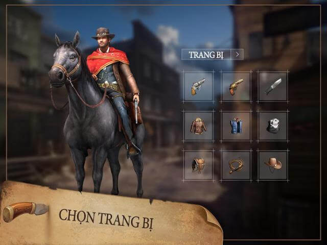 Chọn vũ khí, trang bị cho bạn