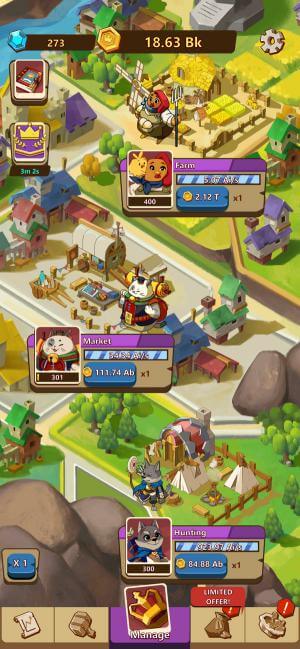 Trở thành vị vua cai quản vương quốc động vật trong game Kingdomtopia