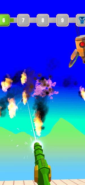 Nhảy qua các tòa nhà và bắn kẻ thù