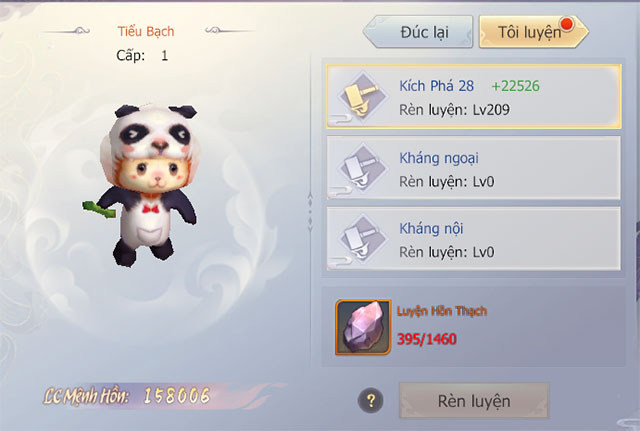 Tính năng luyện hồn trang bị mới trên Liệt Hỏa