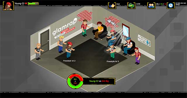 Rap Simulator là trò chơi mô phỏng trở thành rapper