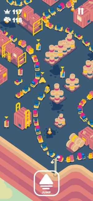 Tạo thành đoàn xe dài nhất có thể