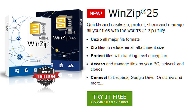Cập nhật WinZip 25 với hàng loạt tính năng mới đáng chú ý