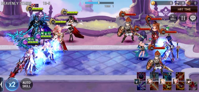 Đấu tổ đội cực sung trong Seven Knights game