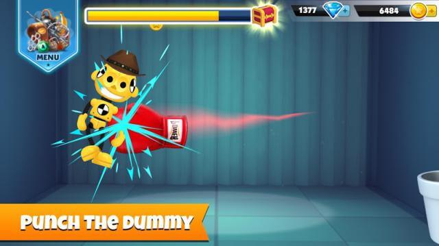 Đấm hình nộm để xả hết cơn giận