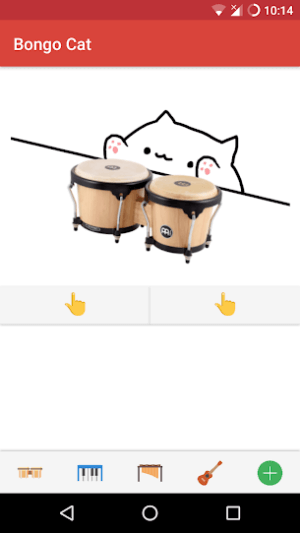 Bongo Cat cho phép bạn tự tạo beat nhạc đơn giản