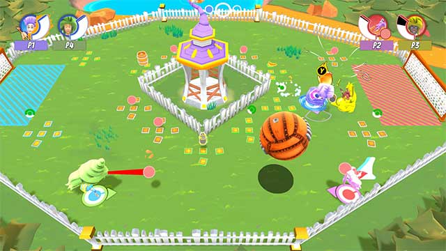 Wigged Out là game hành động chủ đề ném bóng cực hài hước