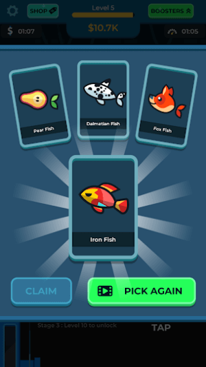 Idle Fish Aquarium có rất nhiều loài cá khác nhau