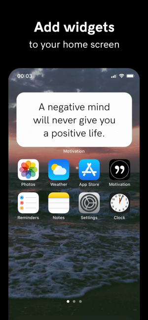 Thêm widget trên điện thoại