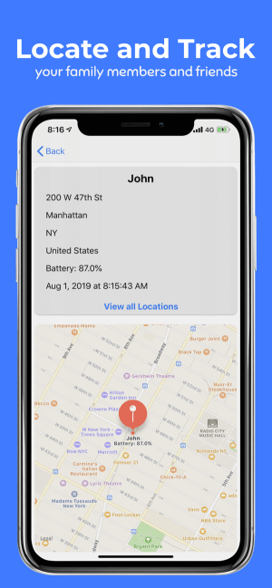 Phone Tracker By Number giúp bạn theo dõi vị trí của người khác qua số di động