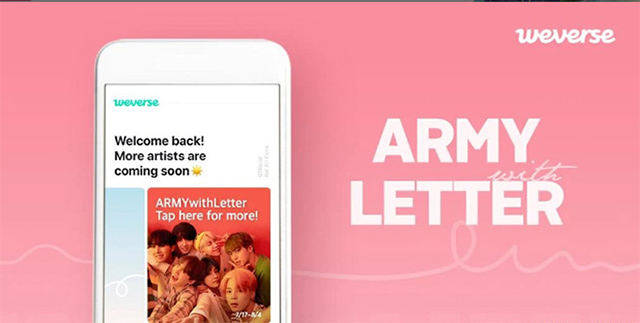 Weverse app liên tục cập nhật phiên bản mới để hoàn thiện dịch vụ