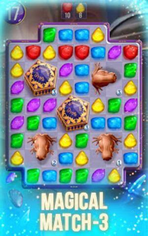 Giải các màn đố match-3 trong Harry Potter Puzzles and Spells