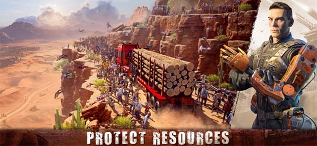 Bảo vệ tài nguyên của phe mình trong game Age of Origins cho iOS