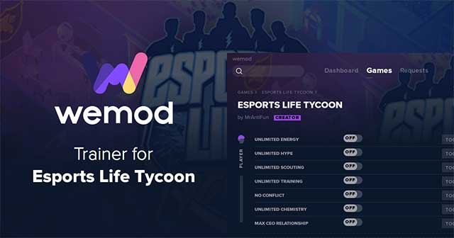 WeMod hỗ trợ hàng trăm trò chơi một người chơi