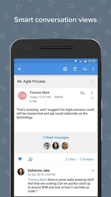 Chế độ xem Email thông minh dạng hội thoại