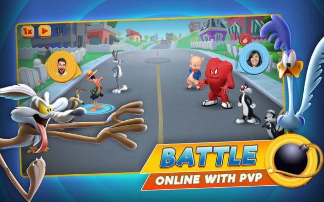 Đấu online với đối thủ khác trong trận chiến PvP