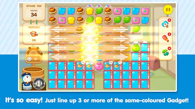 LINE: Doraemon Park là game xây dựng công viên giải trí kết hợp giải đố